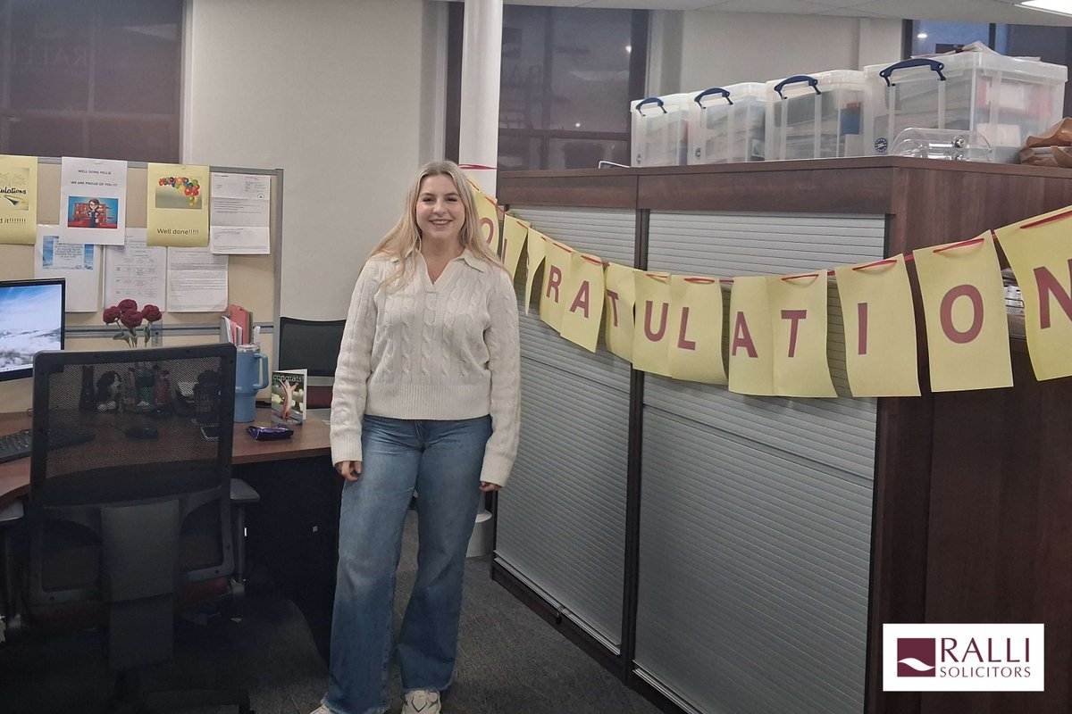 🎉 Huge congratulations to Millie Waters on successfully completing her training contract and qualifying as a Solicitor with us!

We’re delighted to see her hard work and talent recognised.
ralli.co.uk/people/amelia-… 

#TraineeSolicitor #LegalCareers #RalliSolicitorsLLP