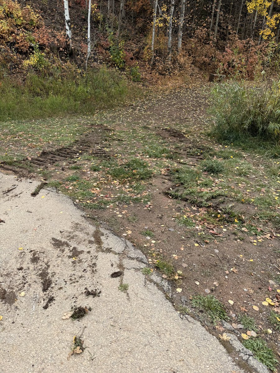 After the wettest day in months basin recreation is out destroying trails with their trucks.