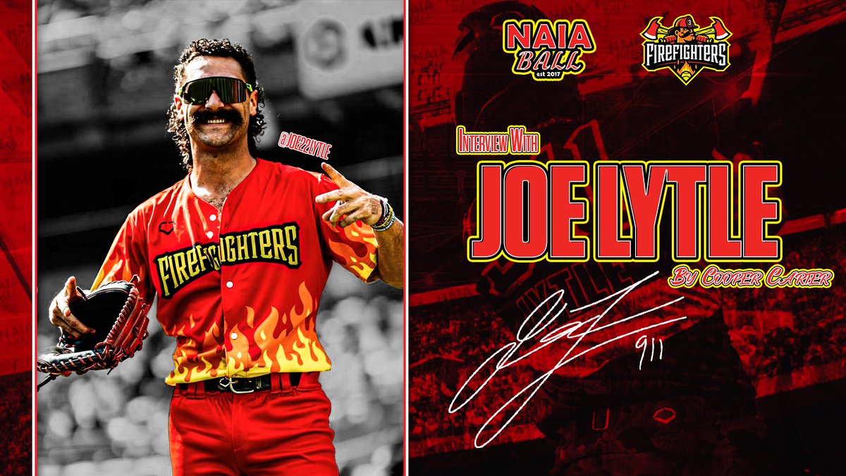 From NAIA to Banana Ball. 

Our very own Cooper Carter sits down with current Firefighters player and Oklahoma City University Alumni Joe Lytle. 

Read here: bit.ly/3IA0Ra9

The Firefighters will take on the Party Animals on October 11th in the inaugural Tour