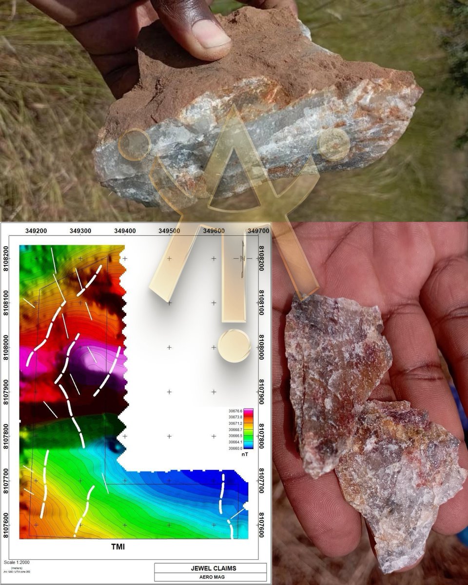 Smokey Quartz usually associated with Gold Mineralisation. This was targeted during our Trenching and Assay phase. You can see both images captured below.  

Included is our Geo Thermal Mapping which was successfully completed just prior to the purchase of our Gold Claim. #Gold