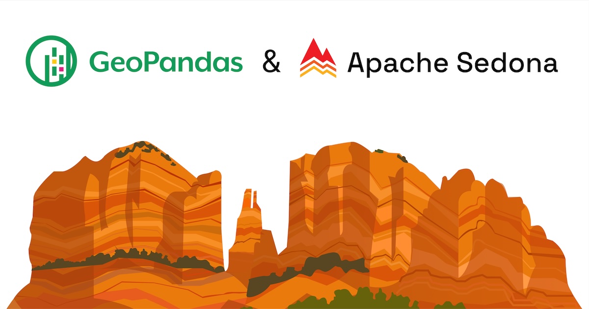 ApacheSedona's tweet image. The new GeoPandas API for Apache Sedona enables GeoPandas users to scale their analysis beyond the limitation of a single compute instance.
💡When to use GeoPandas vs. the GeoPandas API for Apache Sedona? Read the blog to find out: bit.ly/3KY6EH2