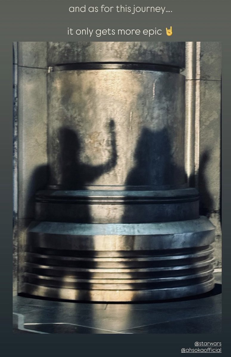 Natasha Liu Bordizzo shares a new behind the scenes picture from AHSOKA Season 2