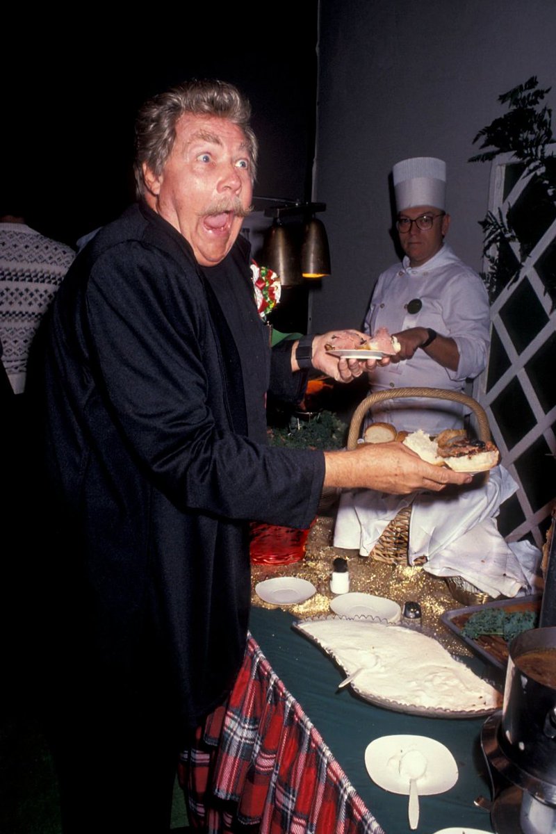 Rip Taylor, 1990, attending the 59th Annual Hollywood Christmas Parade by Ron!