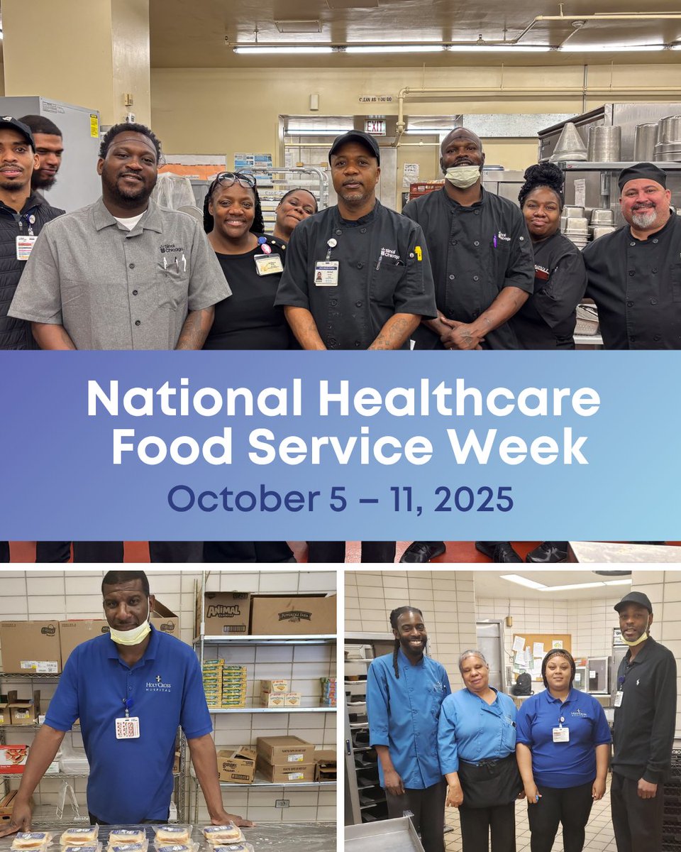 🍎 Happy Healthcare Foodservice Workers Week! 🍎

We're celebrating our incredible foodservice caregivers who keep our patients, visitors, and staff nourished every day.

From preparing healing meals and serving with a smile, their dedication fuels our hospitals.