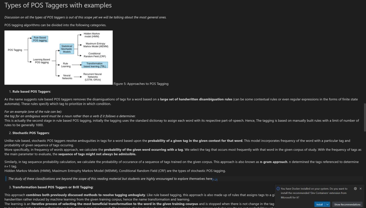 shruti_mz's tweet photo. #LUD9
Learnt morphology & tagging in NLP.
- Morphology: types (inflectional, derivational), morphemes, parsing.
- Tagging: POS tagging, types (open/closed),taggers (rule/learning-based).
- Implemented an nltk POS tagger.
#FestivalOfLearning
#LearningUtsav2025
@learning_utsav https://t.co/IRJ6D08hcj