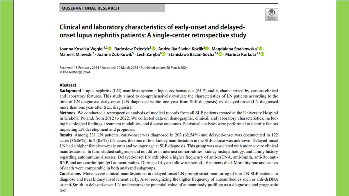 Rheumatology International tweet media