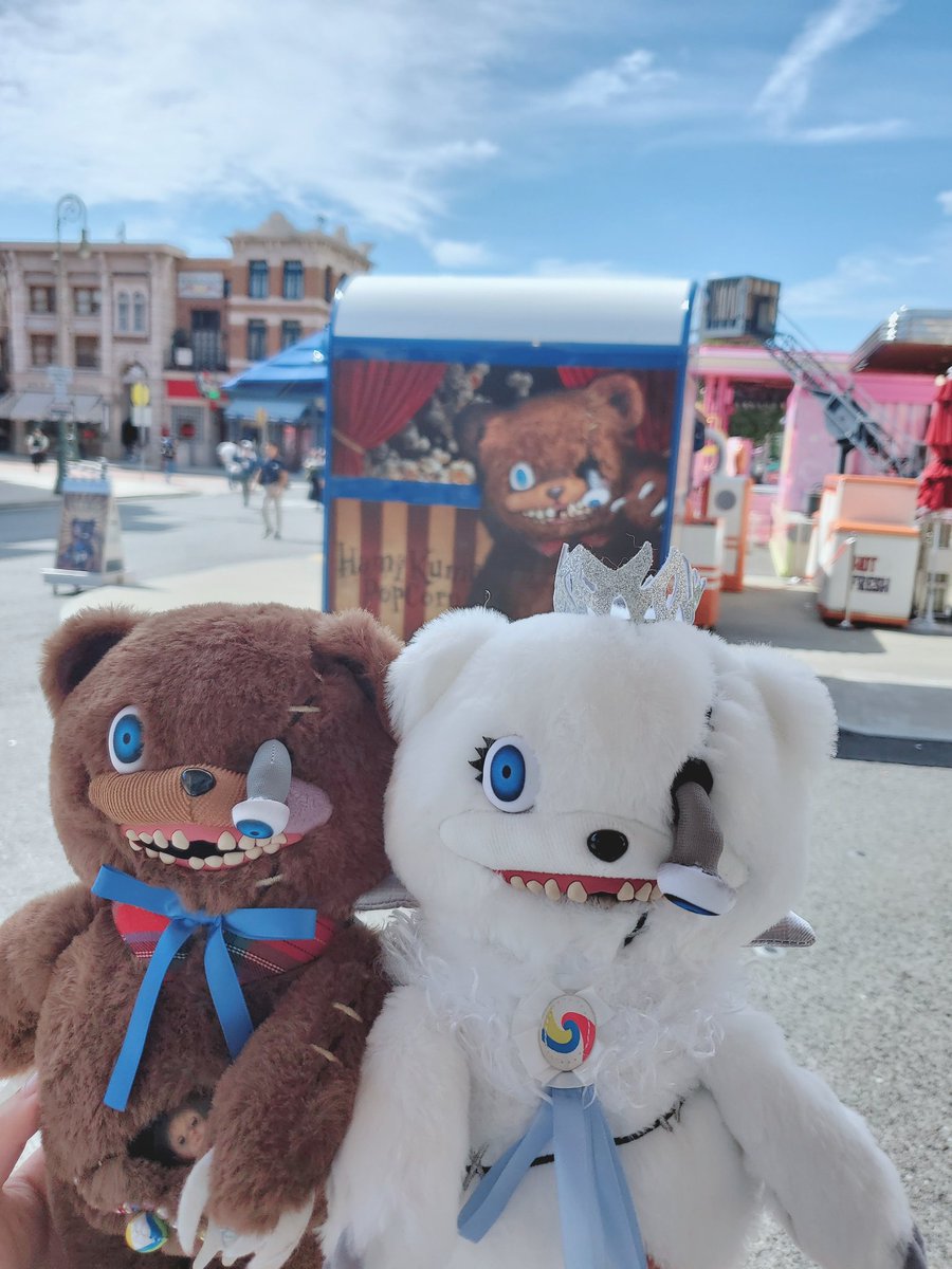 あまりにも混みすぎてた～🤔
でもめっ可愛くて大満足🧸💮ヨチヨチ可愛いね💓