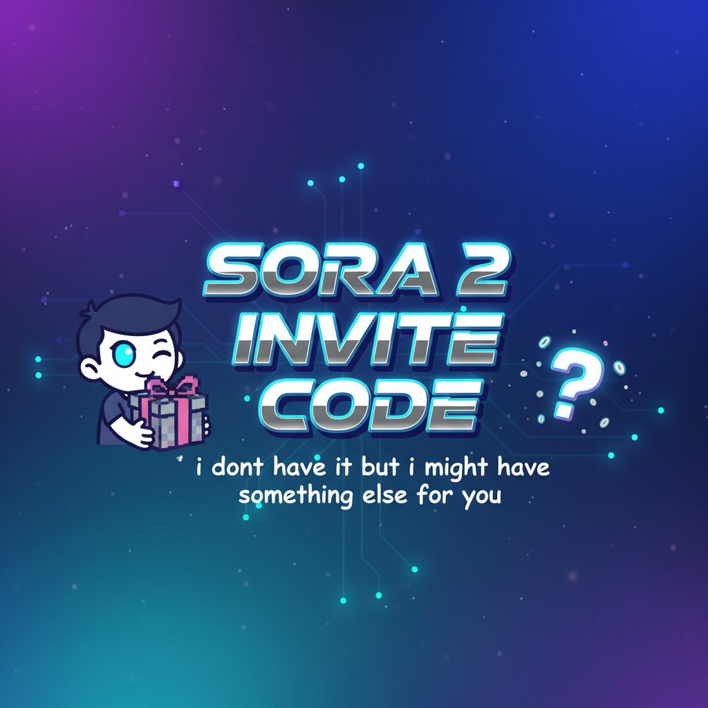 modaria_fashion's tweet image. The only Sora 2 Invite Code I have is a lie. 😜 But I have something SPECIAL for early supporters, sharing it with a few today. To get a hint: 1️⃣ FOLLOW and RETWEET 2️⃣ **Comment** your first Sora video idea. 3️⃣ DM me "**Sora Secret**." #Sora2 #soracode #OpenAI #InviteCode
