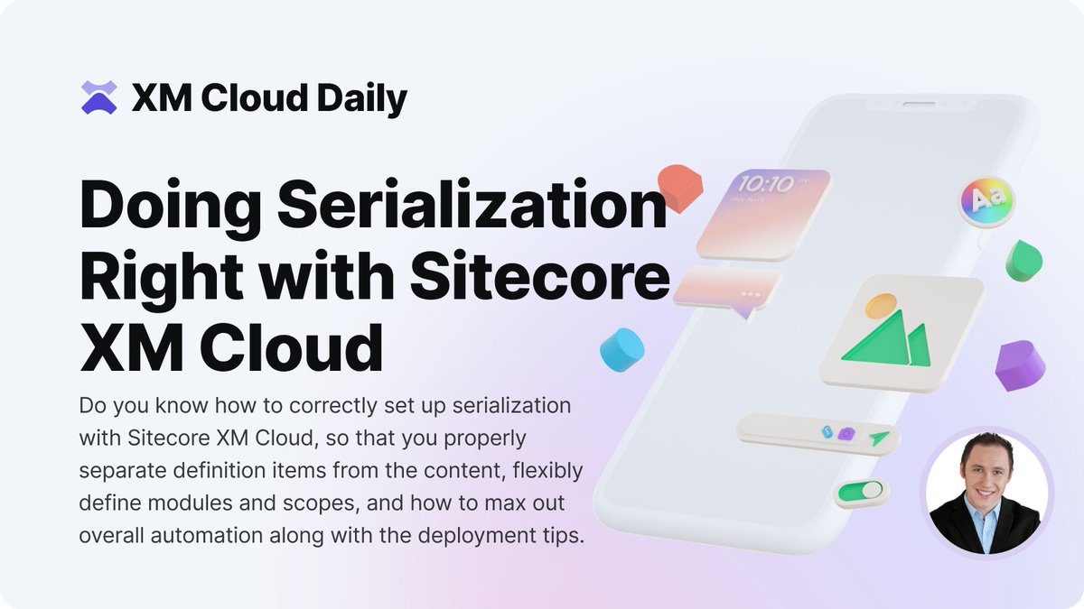 The cost of under- or over-serializing in <a href="/Sitecore/">Sitecore</a> #XM #Cloud can be surprisingly high. At best, it just slows you down; at worst, weeks of work could get lost! Do you know how to do it exactly right?

Read here to learn unobvious serialization aspects: blog.martinmiles.net/post/xm-cloud-…
