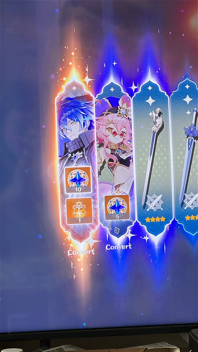 sweetsweetkaos's tweet photo. I got Yelan yesterday at like 25 pity and I was just trying to pull for Aino rn what just happened 😭 https://t.co/79OGpQurIl