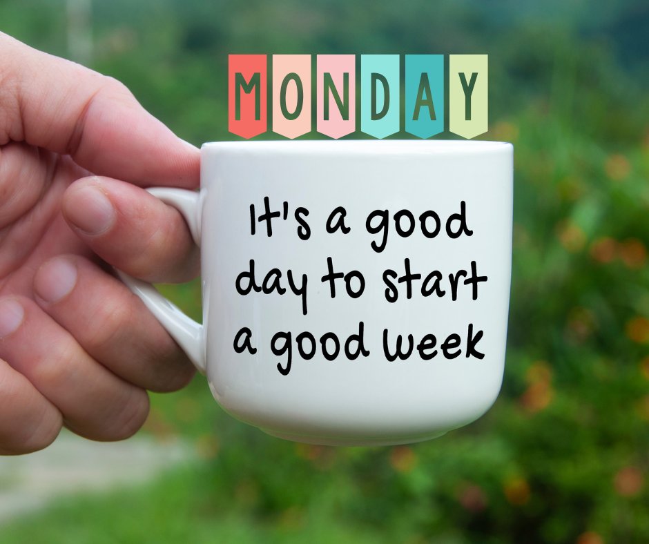 Wishing you a perfect Monday! What's filling your cup today? #HappyMonday #Monday #FillYourCup #MakeitAGoodWeek