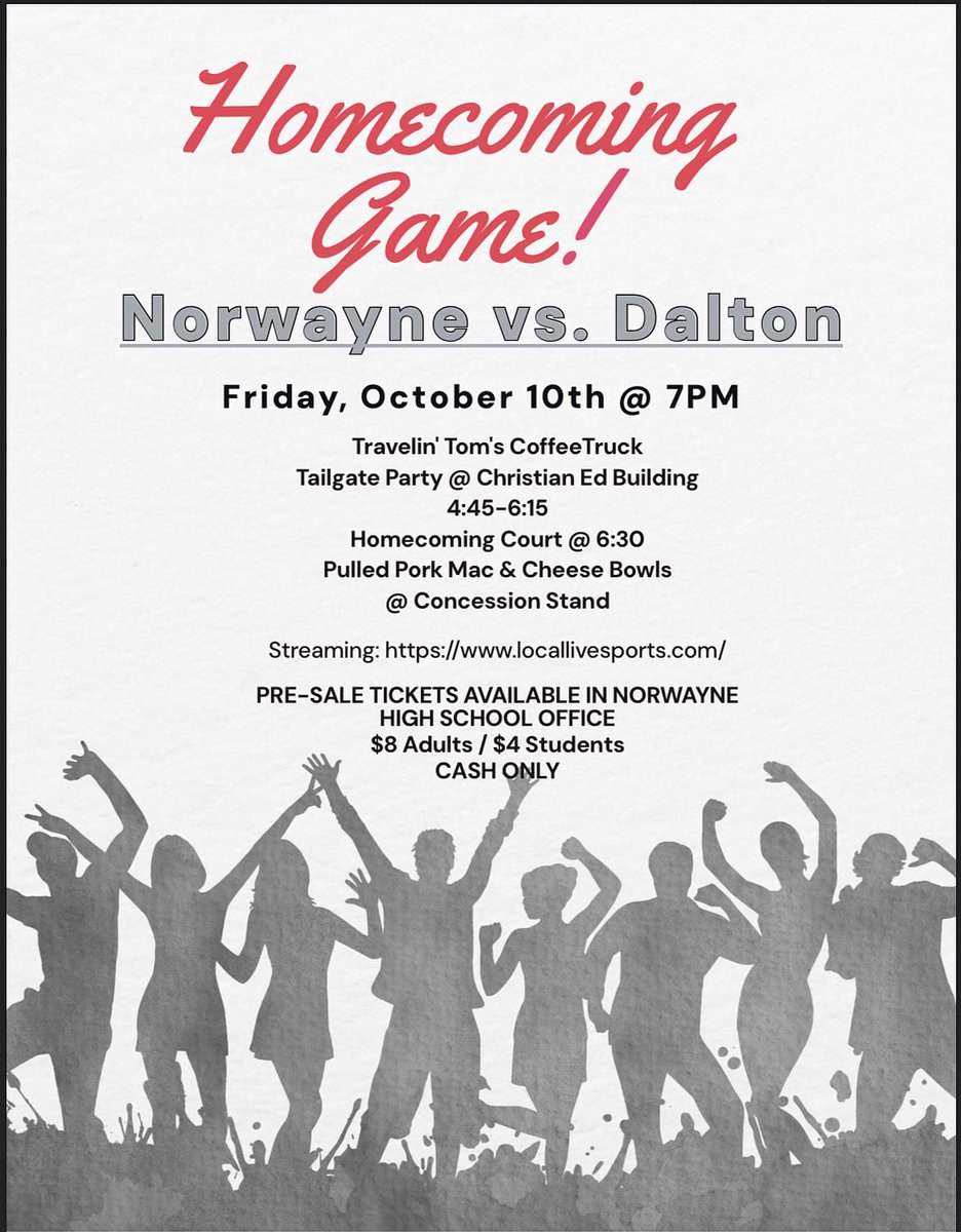 NorwayneFB's tweet image. Homecoming 2025