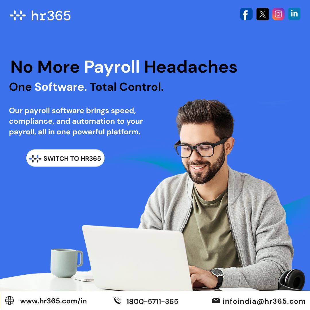 Hr365India's tweet image. Automate salaries, track compliance, and simplify HR operations. With our payroll software, payroll becomes effortless and business becomes smarter.

hr365.com/in/payroll-man…

#payrollAutomation #payrollprocess #HR365 #HRMSSoftware #ProcessAutomation #payrollsoftware