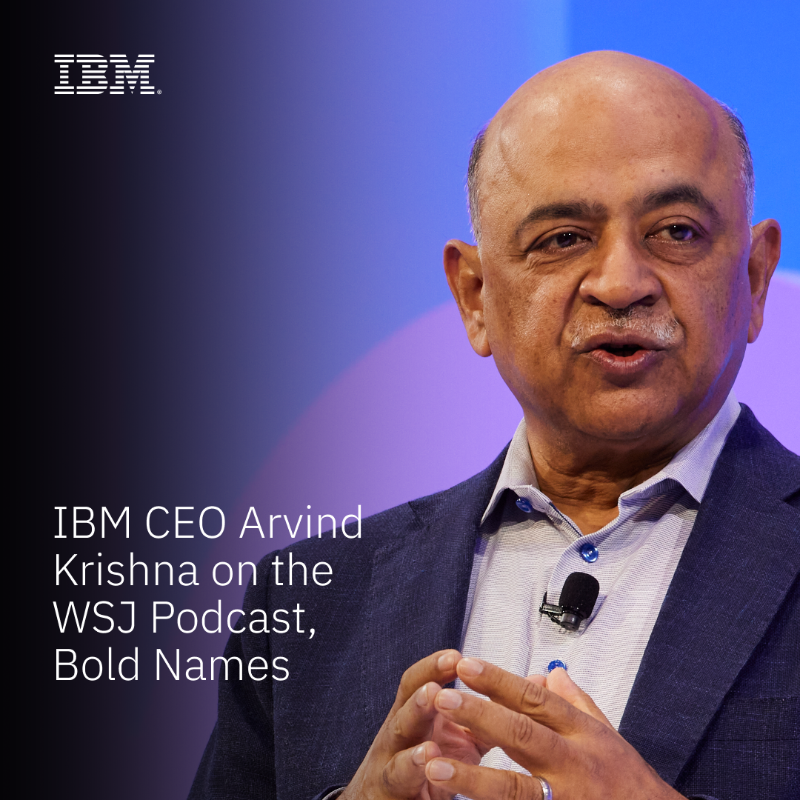 IBMNews's tweet photo. IBM CEO Arvind Krishna shares his perspective on quantum computing, AI, and strategic growth in a new interview with @WSJ.

Check it out: https://t.co/Mr5ipFSZ0o