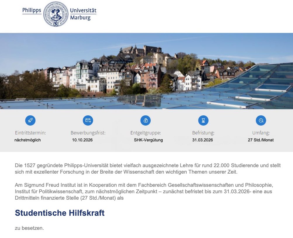 SHK Stelle im neuen Forschungsverbund »Demokratische Regression«: