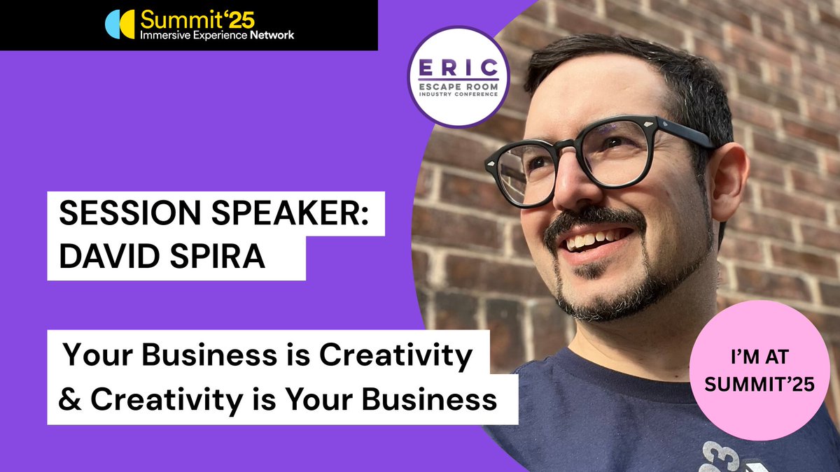 Too many creatively wonderful escape rooms fail as businesses… and too many financially viable escape rooms fail to deliver a good time. Later this month David will speak on this point at ERIC, the UK escape room conference. Learn more: roomescapeartist.com/2025/10/08/dav…