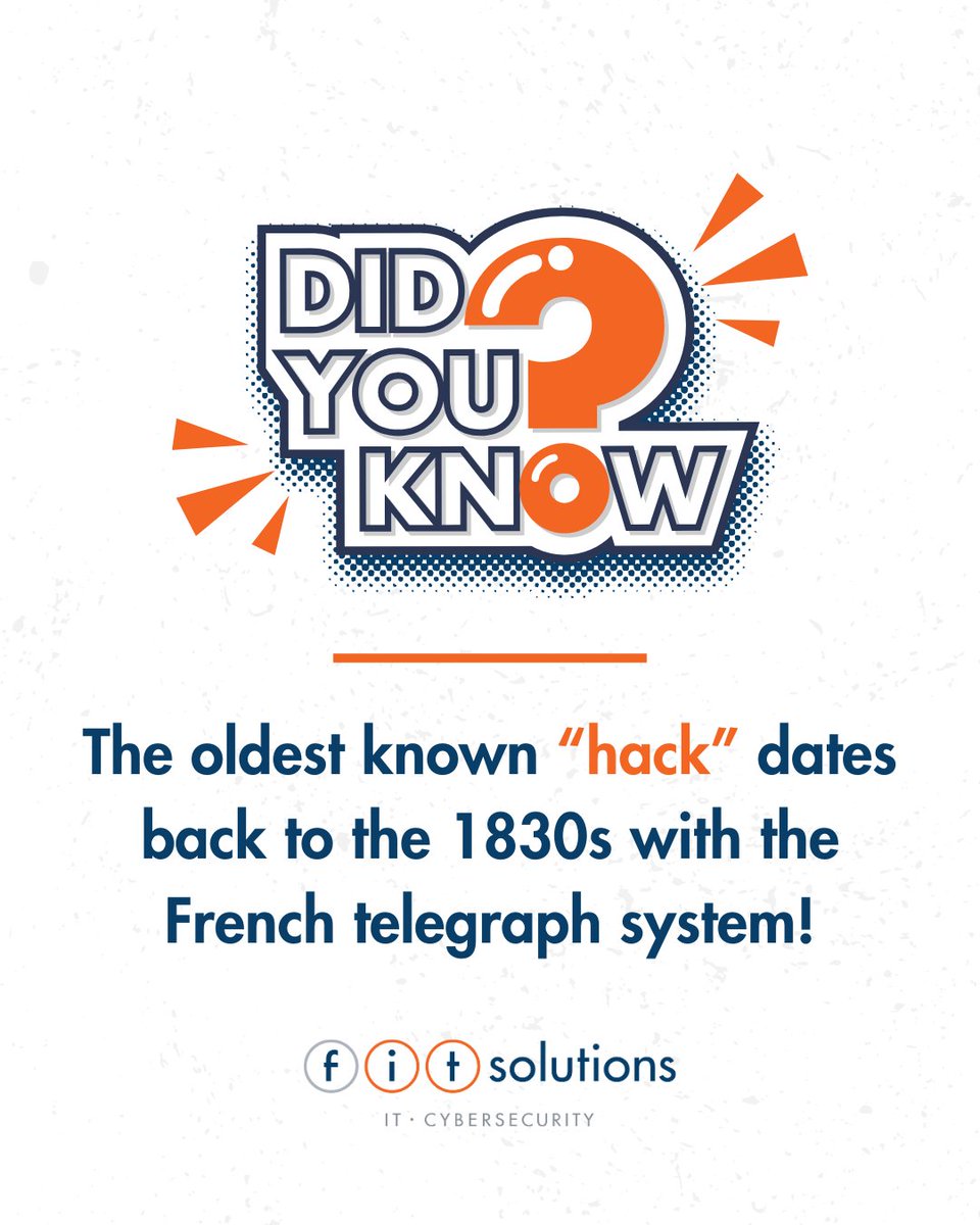 Two bankers exploited the French telegraph system to secretly steal stock market data faster than anyone else.

Proof that even in the 1800s, information was power.

Hackers haven't slowed down, they've only developed their techniques!

#cybersecurity #cyberawareness