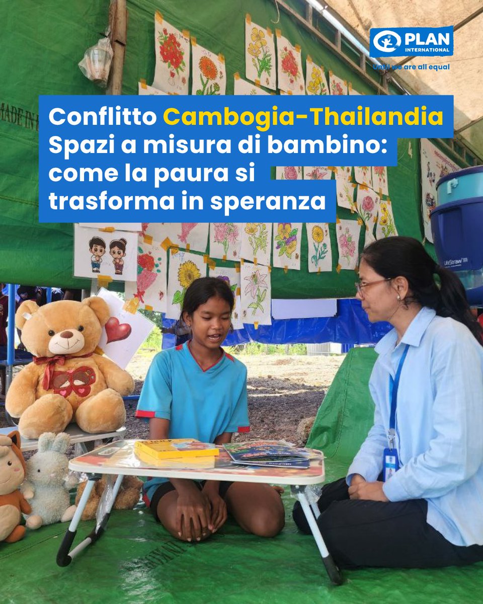Cambogia | A soli 13 anni, Nita ha vissuto l’orrore degli scontri armati che hanno colpito il suo villaggio. Costretta a fuggire con la sua famiglia dopo una notte di paura.
Leggi la notizia: plan-international.it/storie-di-vita…