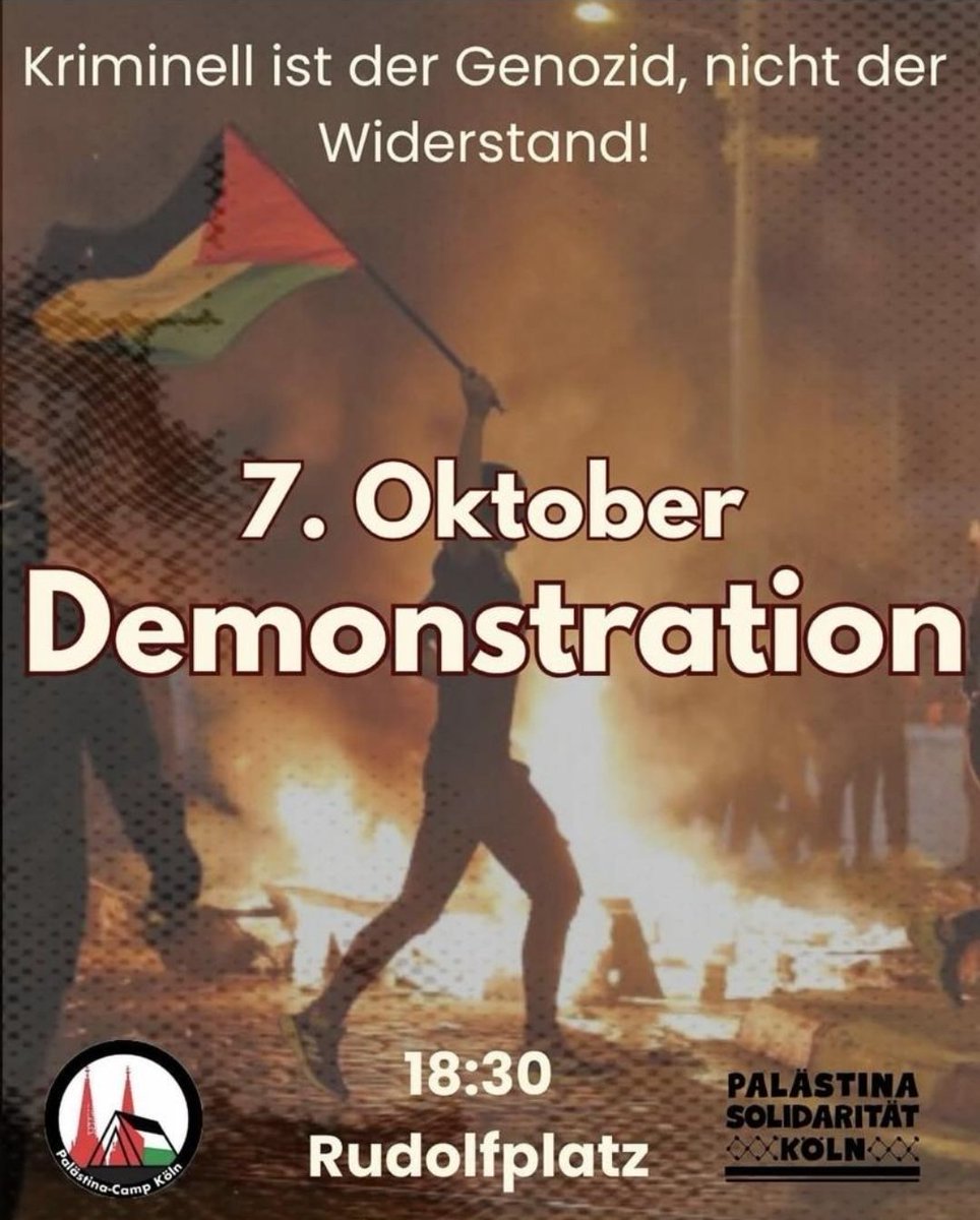 תרגום: הפשע הוא רצח העם לא ההתנגדות. כלומר 7 באוקטובר היה לגיטימי. 
אנחנו נמצאים בעת היווצרותה של אחת מעלילות הדם הגדולות בהיסטוריה נגד יהודים ואנשים מבלבלים לי את המח שזו ביקורת על ממשלת ישראל ועל הציונות.