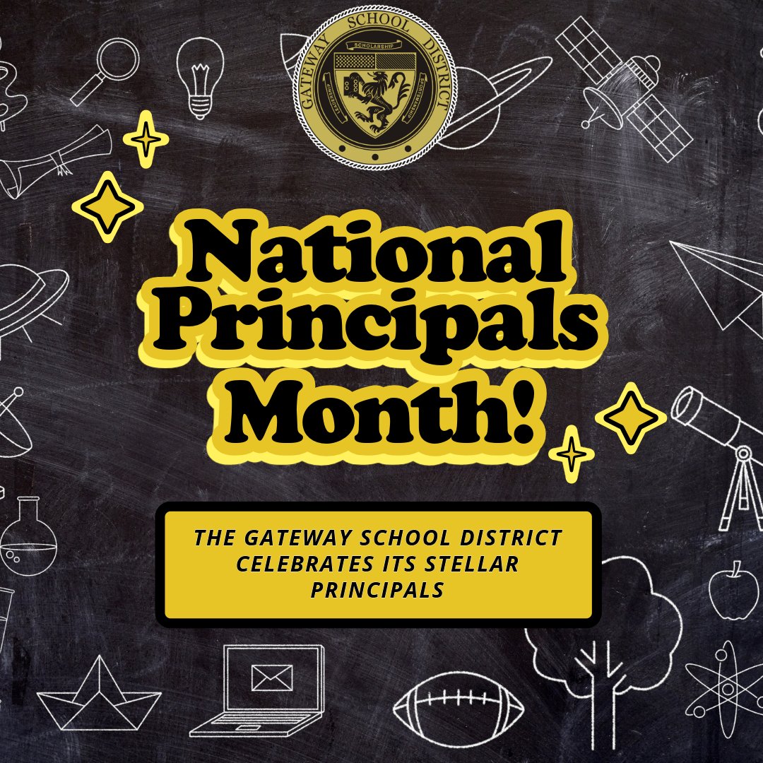 Gateway_SD's tweet image. Happy Principals Month to our Principals and Assistant Principals across the district! Your tireless support of our students, staff, and families is invaluable.