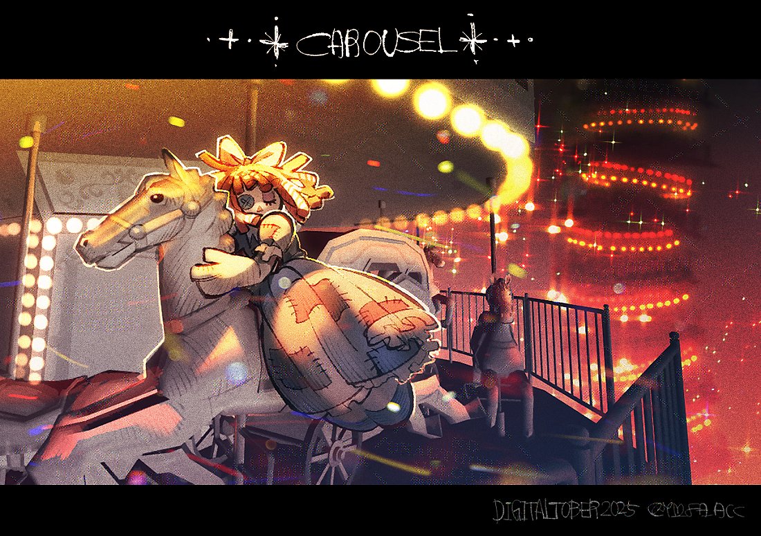 #Digitaltober 

Day5 : 🎠ℂ𝕒𝕣𝕠𝕦𝕤𝕖𝕝🎠

#TADC  #Ragatha