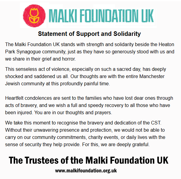 The Malki Foundation (Keren Malki) tweet media