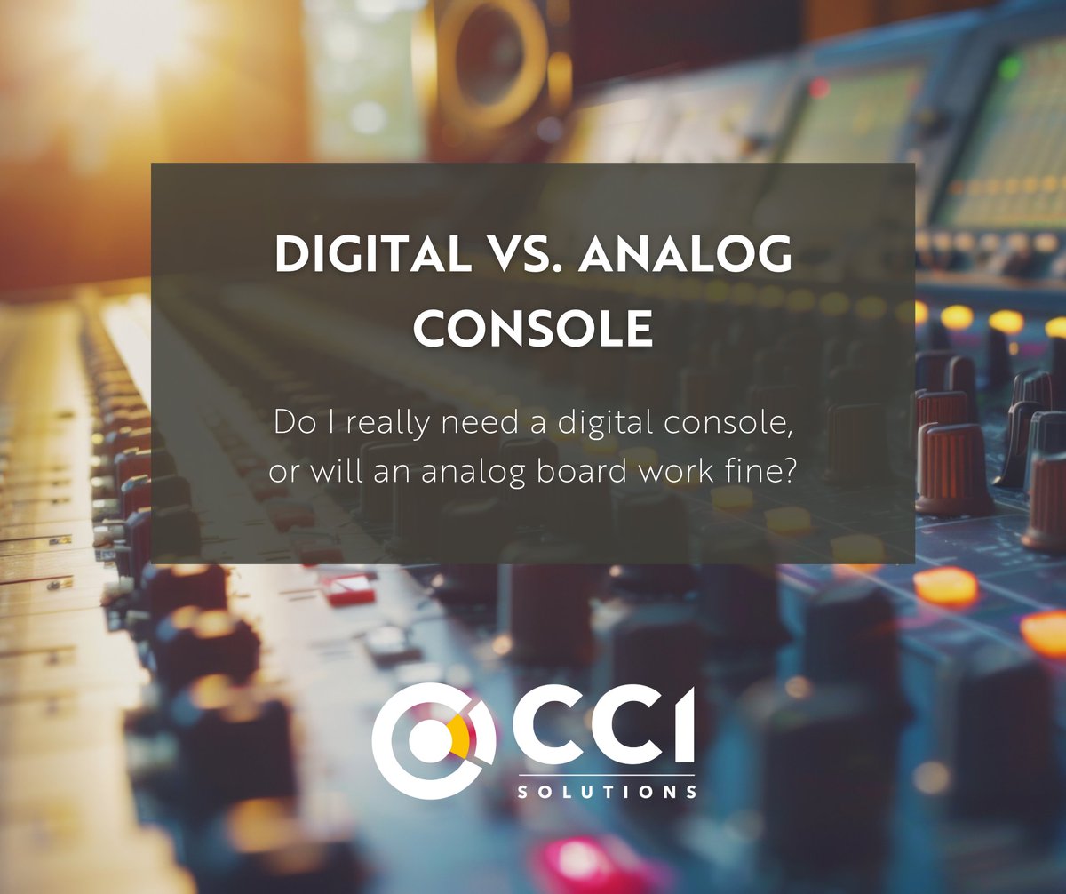 ccisolutions's tweet image. Analog works.
Digital empowers.
Future-proof your church audio system + make it easier for volunteers to succeed.
👉 Is your church running analog or digital?
#ChurchAudio #AVL #WorshipTech #ChurchProduction #CCISolutions