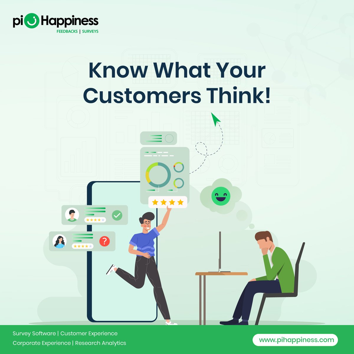 piHappiness's tweet image. 🧠 Wish you could read your customers’ minds?

With piHappiness, you actually can — understand your customers’ thought process in just 3 simple steps 👇

📍𝗩𝗶𝘀𝗶𝘁 𝘂𝘀: pihappiness.com 👈

#customerfeedback #customerfeedbacksoftware #feedbacksoftware #piHappiness