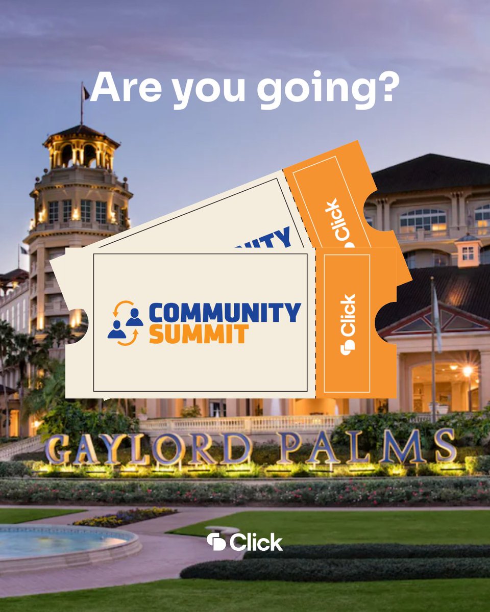 ClickDimensions's tweet image. We're excited to be attending the Community Summit from October 19th to the 23rd
Grab your tickets now and don't forget to use our exclusive discount code for 10% off: ClickDimen10!
Get your tickets 👉 okt.to/lpU7VO
#communitysummit2025 #CSNA #Clickevents #mysummitNA