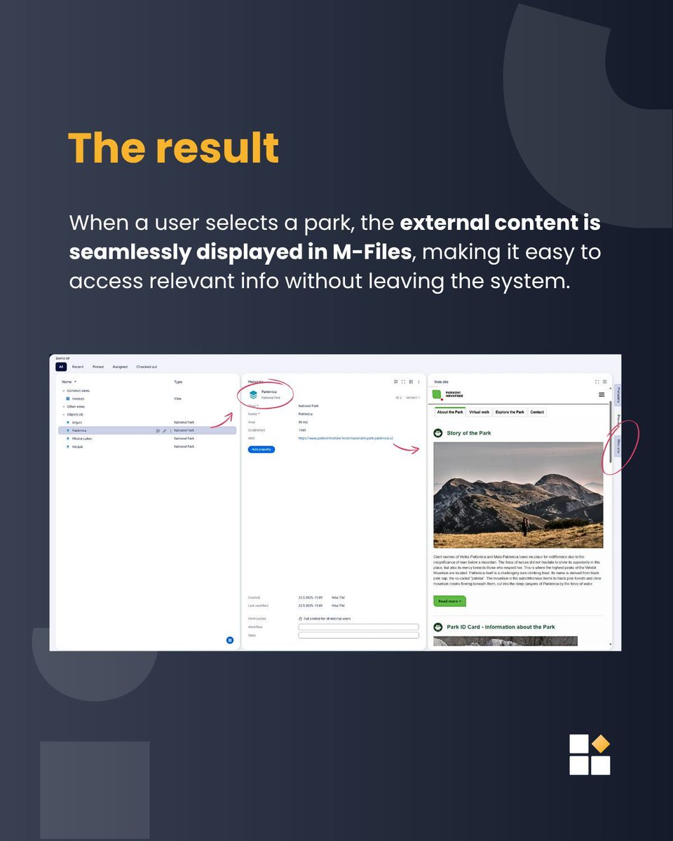 unitflyaddons's tweet image. Embed external dashboards directly in #MFiles โ no more switching between tabs.
How? With #ExtensionKitCoreโs Embedded Dashboards.
๐ Swipe to see it in action.
๐ Learn more: buff.ly/YbTuoGj
โ๐ผ Subscribe for more tips like this: buff.ly/URySGFg