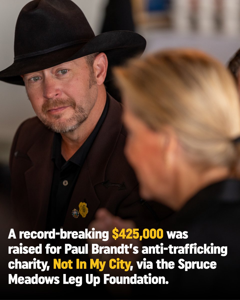 THANK YOU—you helped the Spruce Meadows Leg Up Foundation raise a record-setting $425,000 to help beat human trafficking and sexual exploitation.

The funds, many of which were raised with YOUR help via the Unstoppable Online Auction in August and early September, will go