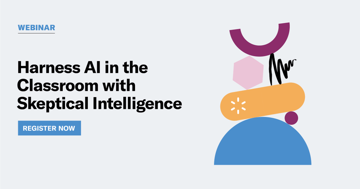Harvard Business Publishing Education (@harvardbizedu) on Twitter photo Join <a href="/Hult_Business/">Hult International Business School</a> professors Ted Ladd & Priyanka Shrivastava on October 22 at 11 am ET for a free webinar on how to help #students use #AI more thoughtfully.
You’ll learn how to spot and explain AI bias and strengthen students’ decision-making with AI: he.hbsp.harvard.edu/harness-ai-in-… Join <a href="/Hult_Business/">Hult International Business School</a> professors Ted Ladd & Priyanka Shrivastava on October 22 at 11 am ET for a free webinar on how to help #students use #AI more thoughtfully.
You’ll learn how to spot and explain AI bias and strengthen students’ decision-making with AI: he.hbsp.harvard.edu/harness-ai-in-…