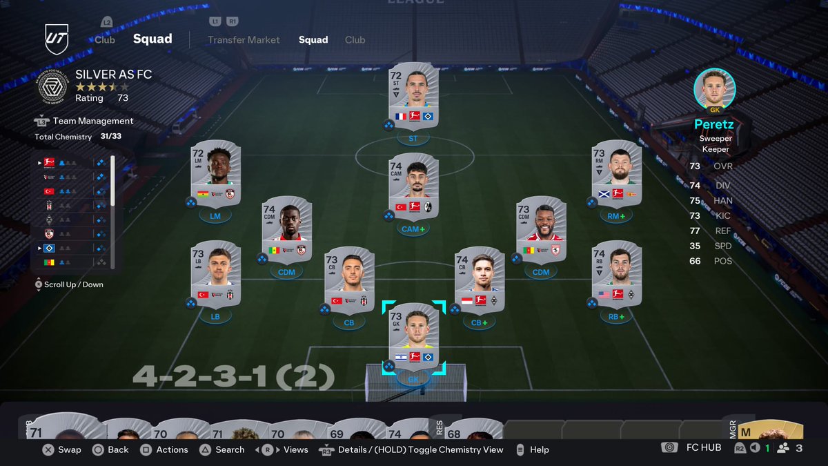 WORLD TOUR SILVER SUPERSTARS LEAGUE🏆

Quedan 13 días para que empiece este evento y voy a hacer un hilo de platas con stats decentes y que no cuesten 10k

Os dejo mi equipo por aquí para dar ideas, aunque tengo pensado incorporar a los iconos plata de objetivos

Dentro hilo 🧵⬇️