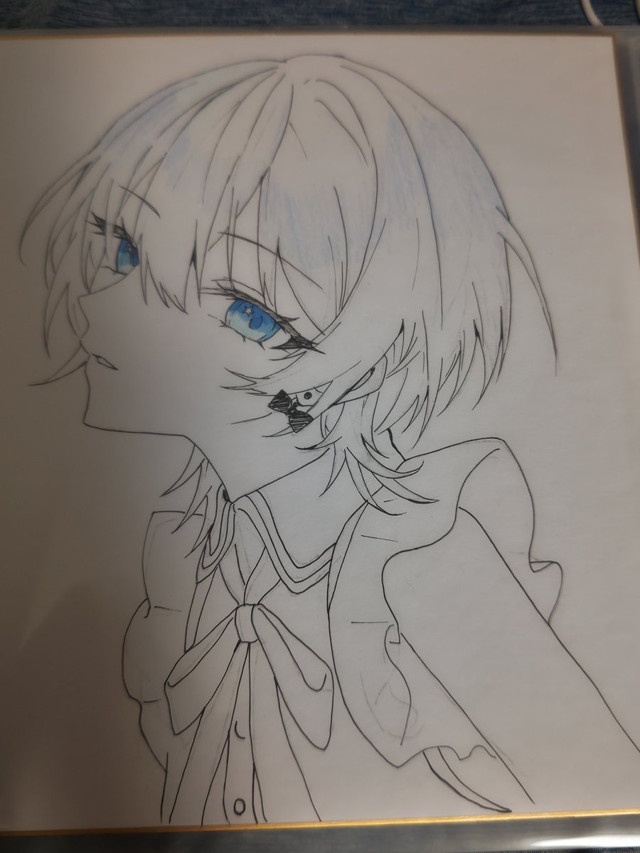 【20251005ホロクル10th戦利品】
のる先生(<a href="/nolc_00/">のる＠ホロクル10th【B-19】</a> )の作品。
絶対残ってないと思ってた、色紙が、
あったーーーー｡ﾟ(ﾟ´Д｀ﾟ)ﾟ｡
即購入した！
今思えば、サインも貰えばよかった
感謝です。