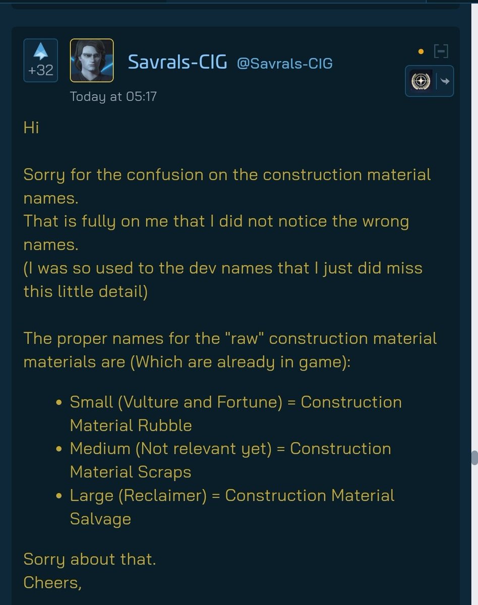 Buen dia Savrals-CIG sobre la confusion en los nombres de los materiales de construccion en el PTU.

"Perdón por la confusión con los nombres de los materiales de construcción.
Esa fue completamente mi culpa por no haber notado los nombres incorrectos.
(Estaba tan acostumbrado a