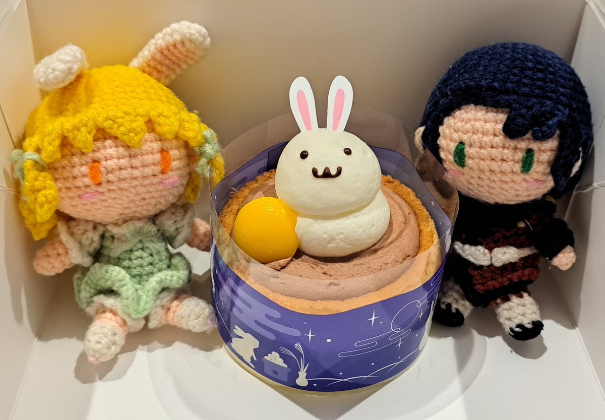 うさぎさんとお月見💛💜