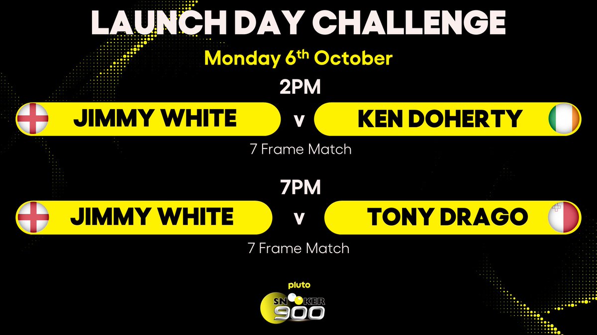 Snookerlegends's tweet photo. WE'RE LIVE and here's the schedule for today. Tune in now! https://t.co/66hgQkj1QT