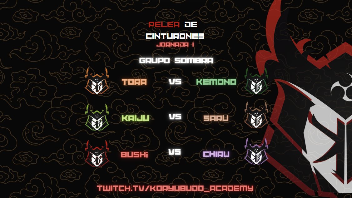 budo_koryu's tweet photo. 🔥 ¡ARRANCA LA PELEA DE CINTURONES III! 🔥
La Jornada 1 está lista y los clanes del Grupo Sol ☀️ y el Grupo Sombra 🌑 se preparan para la guerra.
⚔️ ¿Cuál es el partido de la semana para ti?
💰 ¿Quién gana en tu quiniela KB?
Déjalo en los comentarios 👇
#KoryuBudo #GoKB https://t.co/FZ4gBBqBhz