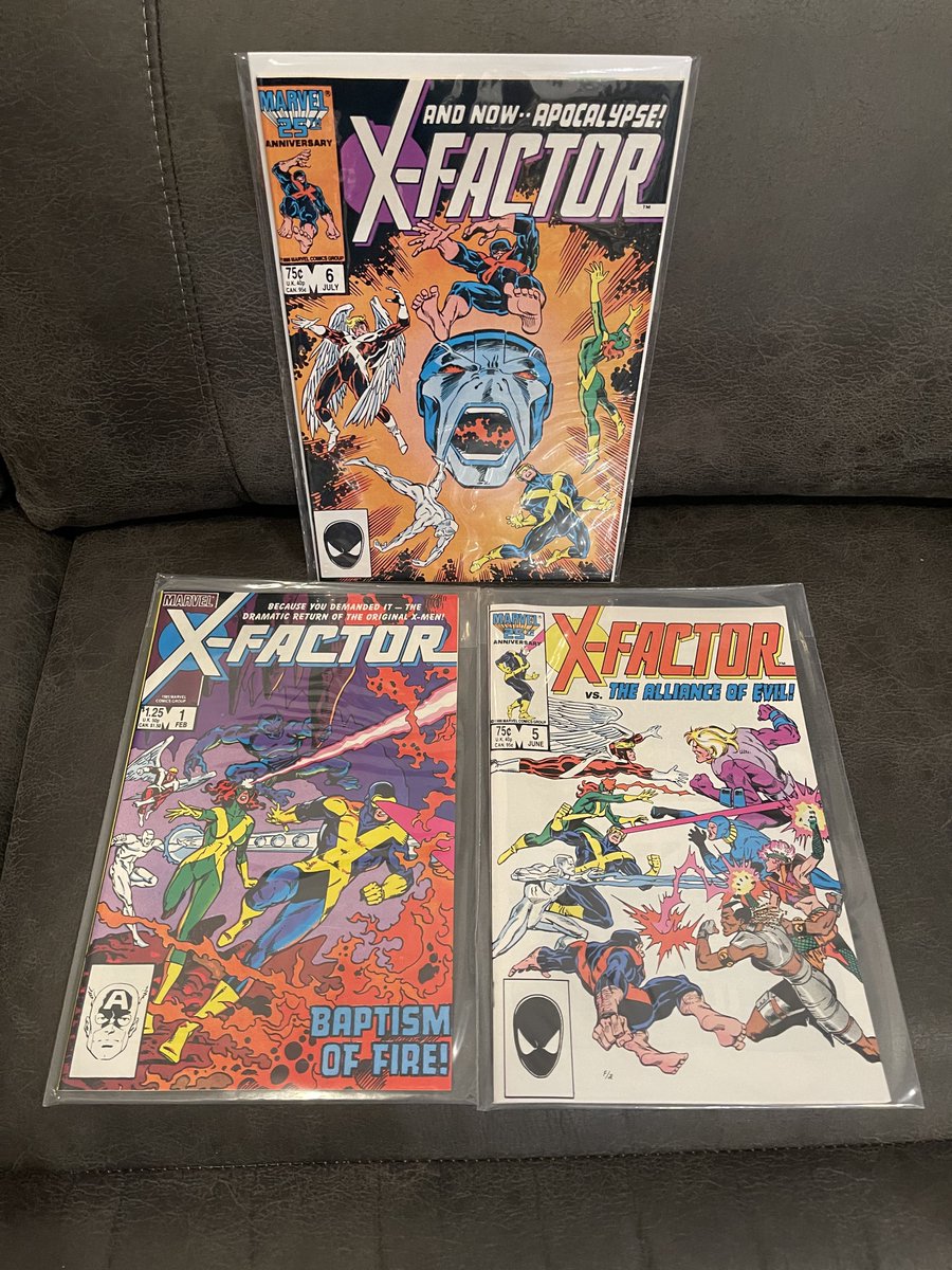 DBsComicsGalore's tweet photo. Hey #Comicbook fans!
Check out #XFactor # 1, 5 &amp; 6 (1986 #Marvel) 1st Cameo, 1st App #Apocalypse VF #Comics Book Lot! https://t.co/qGpp4XY2em #eBay via @eBay #Xmen https://t.co/52dW2J8Yr5