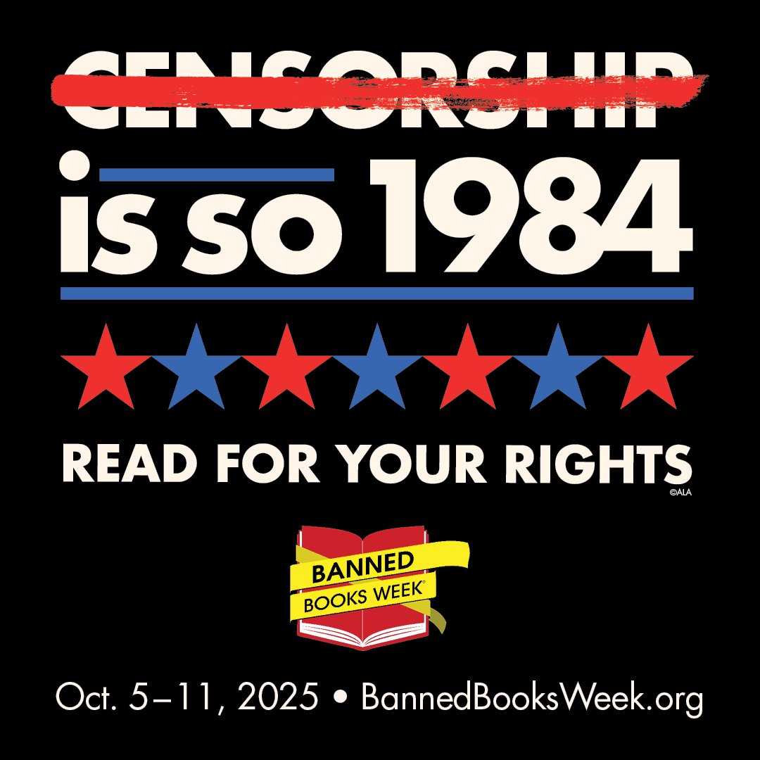 This week is Banned Books Week. The library is committed to giving our community Freedom to Read.
