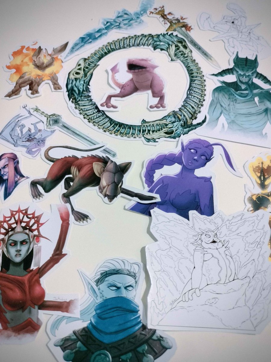 I'm going to PAX Aus this Weekend!!

In addition.. I've printed off my first ever batch of stickers!!

I'll be giving them away while at PAX! 😁