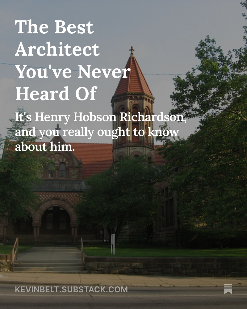 KGB_stack's tweet image. Richardsonian Romanesque buildings are striking.  Even the most basic examples, you can immediately say "that's Richardsonian Romanesque".