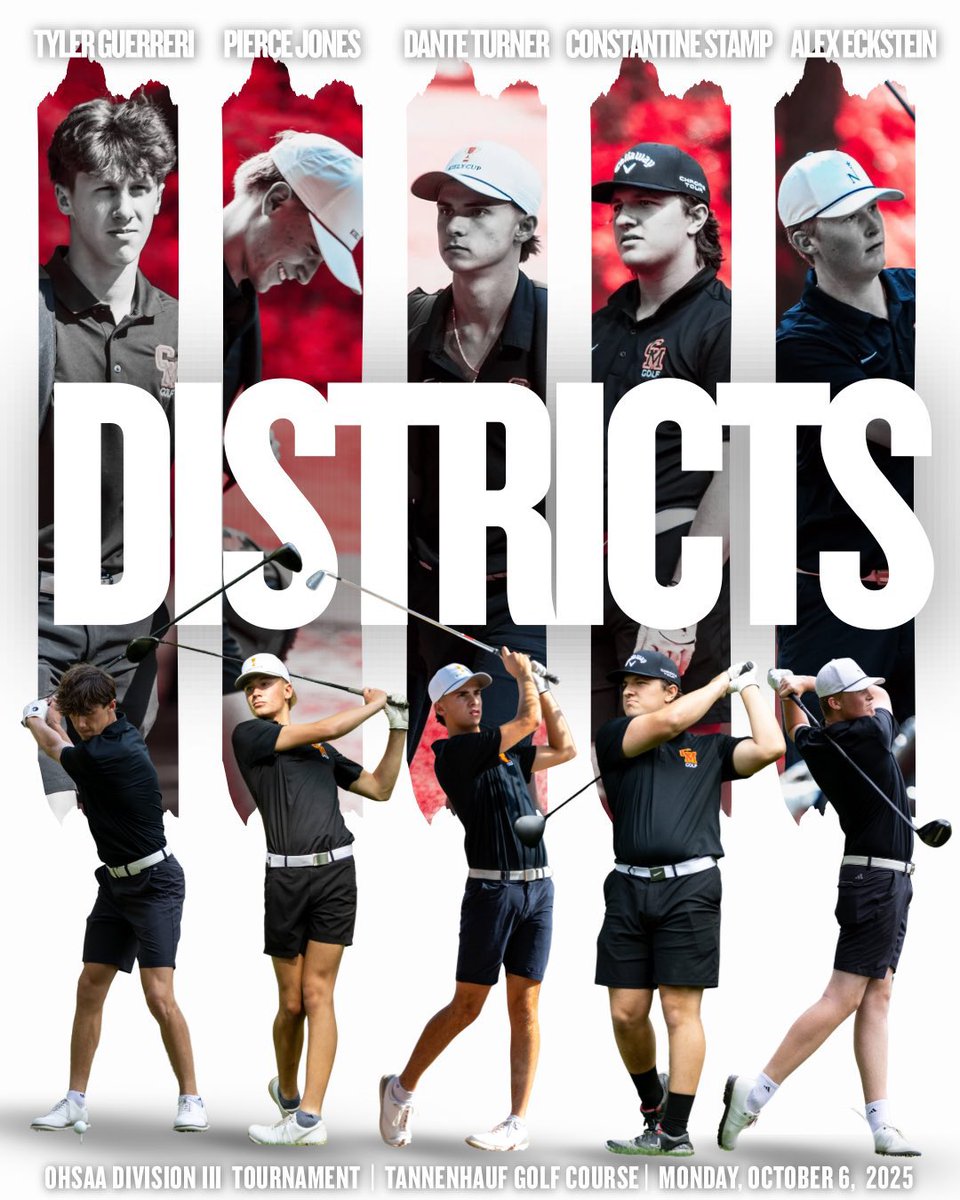 It’s District Day for our boys golf team!   Good luck to the Cards at Tannenhauf today!