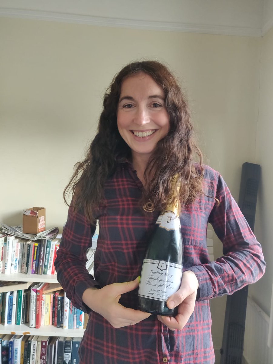 Devastated that Jilly Cooper is gone. She was a bright shiny star. She will be so badly missed. The world needs her generosity, and sense of fun like it has never needed it before. I feel so lucky to have interviewed her and even if she sent everyone champagne she had such charm