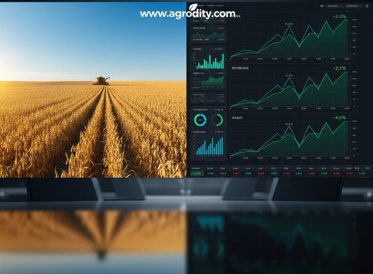 📈 GRAIN MARKETS MONDAY INTEL:

Markets opened firmer: Dec corn +½¢, Nov soybeans +2¾¢, wheat +1¼¢.

Bulls staged a comeback after last week's beating—near-term bottoms may be in place.

Key Catalysts:
🔹 Trump-Xi meeting in 3 weeks could boost grain sentiment;
🔹 Midwest harvest