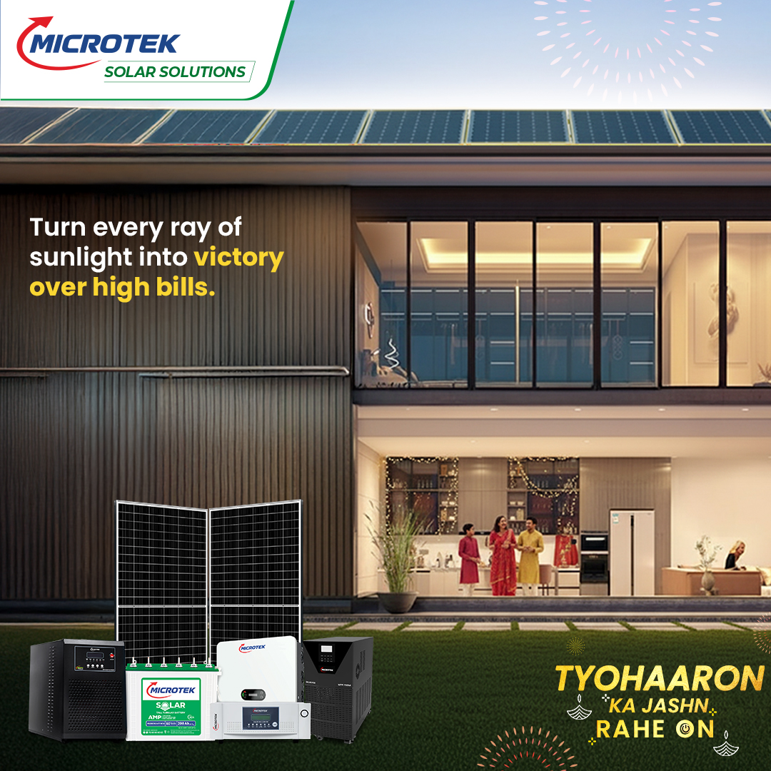 MicrotekOfcl's tweet image. With Microtek Solar Solutions, every festive moment shines brighter, every celebration flows non-stop. ✨🌞

#Microtek #RahoOnFullOn #TyohaaronKaJashnRaheOn  #SolarSolutions