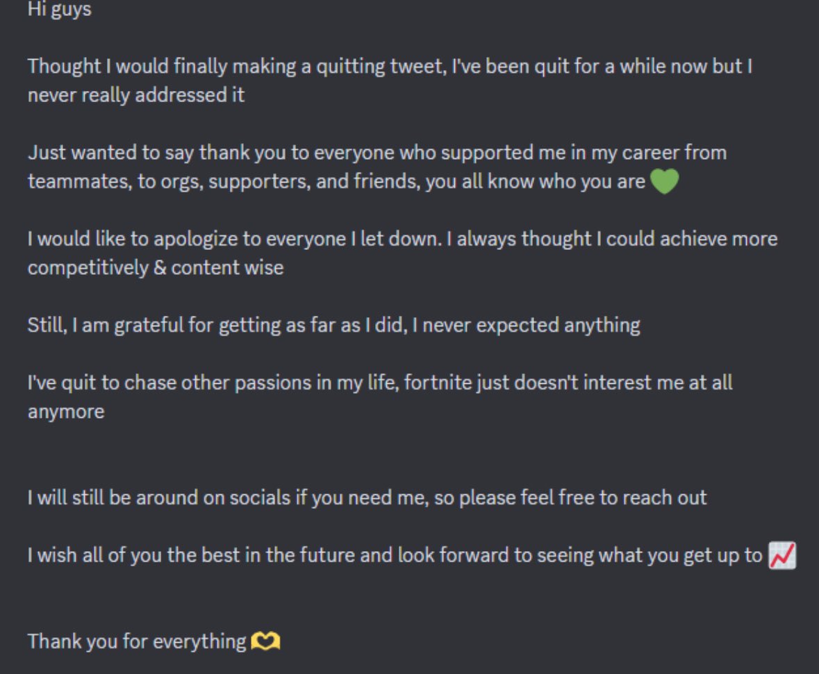 supFNBR's tweet image. quit fortnite , sold all other socials
thanks to everyone i met along the way.
goodbye. Ly alot all Who support me in this years