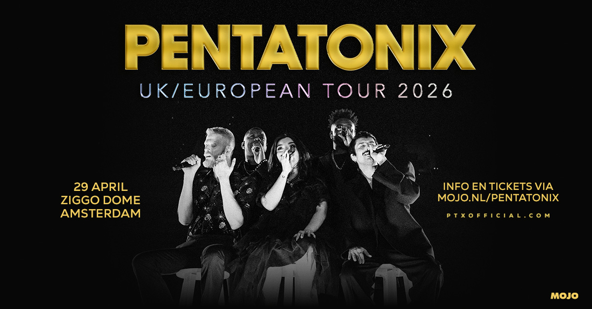 Sing it out as hard as you can 🎶 Op woensdag 29 april 2026 staat de Amerikaanse a capella-groep #Pentatonix voor het eerst in de #ZiggoDome! De kaartverkoop start 10 oktober om 10:00u.

Meer informatie 👉 bit.ly/ZD-Pentatonix