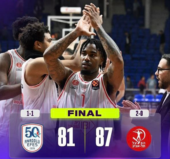 🏀 J2 DE L'EUROLEAGUE 🇪🇺 — DEUXIÈME VICTOIRE D'AFFILÉE POUR L'HAPOËL TEL-AVIV 🇮🇱 !

Les Israélien ont à nouveau régalé ce week-end à l'occasion de la deuxième journée de la plus prestigieuse des compétitions européennes, pour laquelle ils participent pour la première fois.

Après