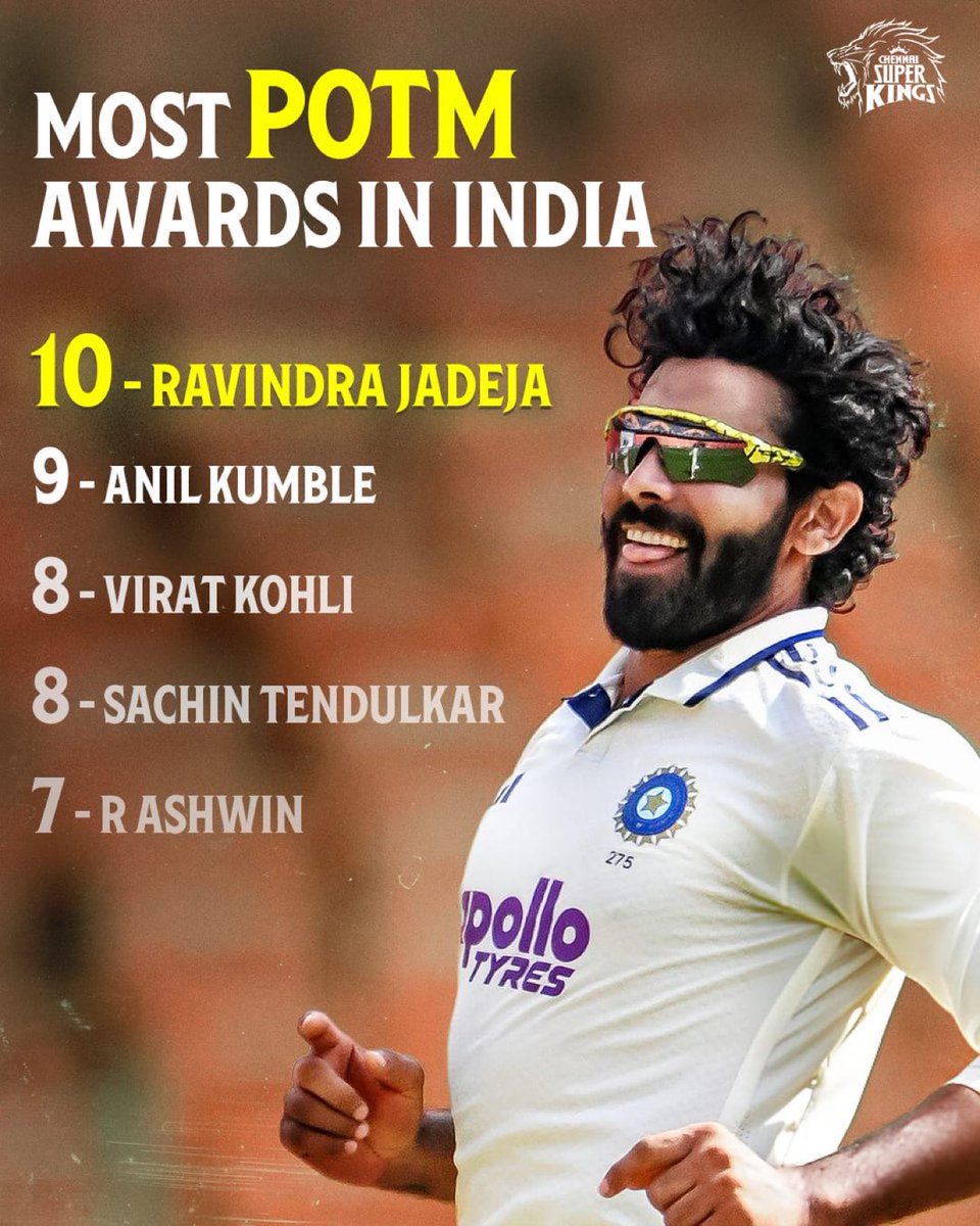 MSDHONITHEGOAT7's tweet image. No Doubt, Ravindra Jadeja Is The Greatest All Rounder Of Modern Era. 🐐

#Ravindrajadeja𓃵
